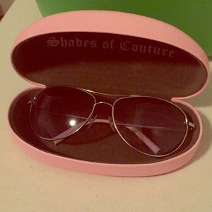 Juicy Couture Aviator Sunglasses (NWOT)